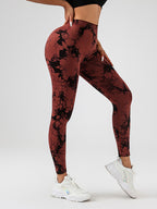 Tie Dye Butt Lifting Yoga Leggings | GirlyNest