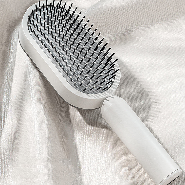 Self-Cleaning Scalp Massage Hair Brush – Anti-Static