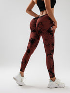 Tie Dye Butt Lifting Yoga Leggings | GirlyNest