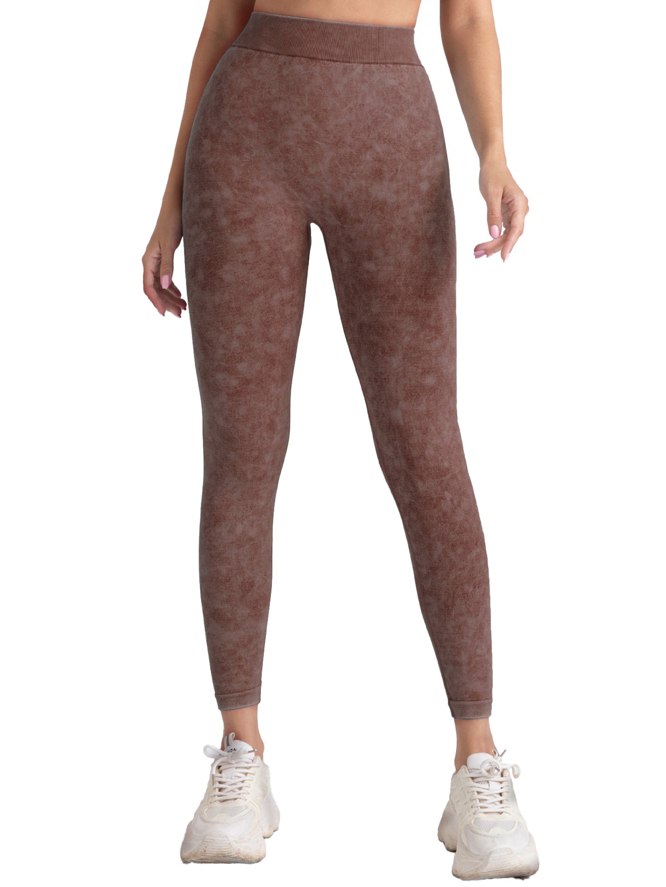 V Back Scrunch Butt Workout Leggings - High Waist