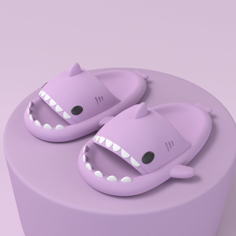 Cartoon Shark Slippers – Cute Cozy Footwear | GirlyNest