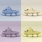 Cartoon Shark Slippers – Cute Cozy Footwear | GirlyNest