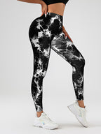 Tie Dye Butt Lifting Yoga Leggings | GirlyNest