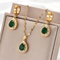 Retro Hong Kong Jade White Jewelry Set | GirlyNest