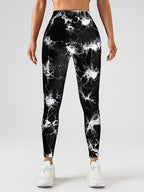 Tie Dye Butt Lifting Yoga Leggings | GirlyNest