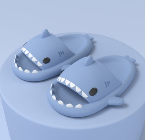 Cartoon Shark Slippers – Cute Cozy Footwear | GirlyNest