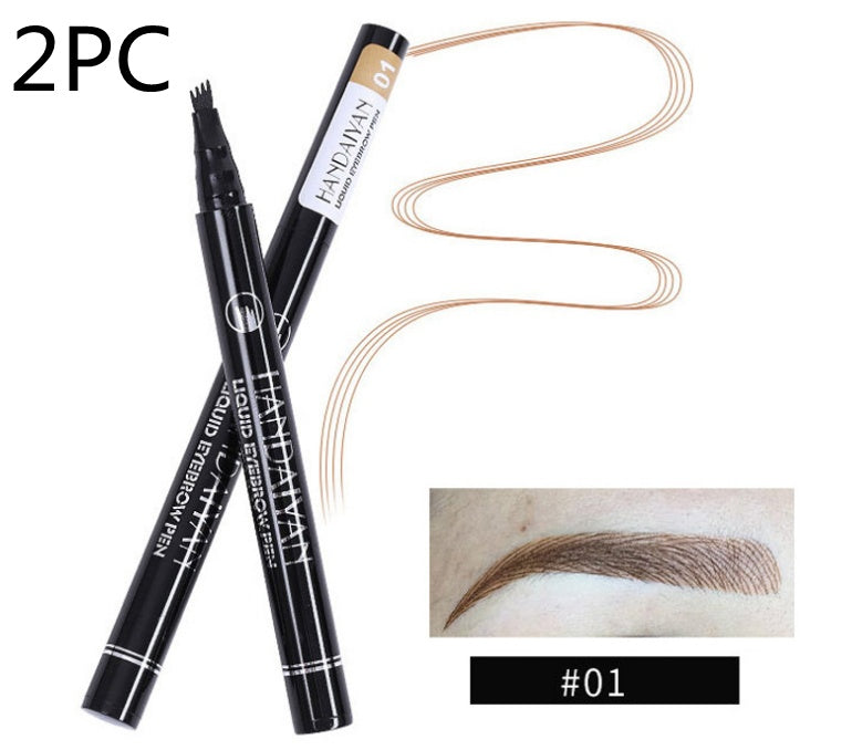 Microblading Eyebrow Pencil - Waterproof Fork Tip