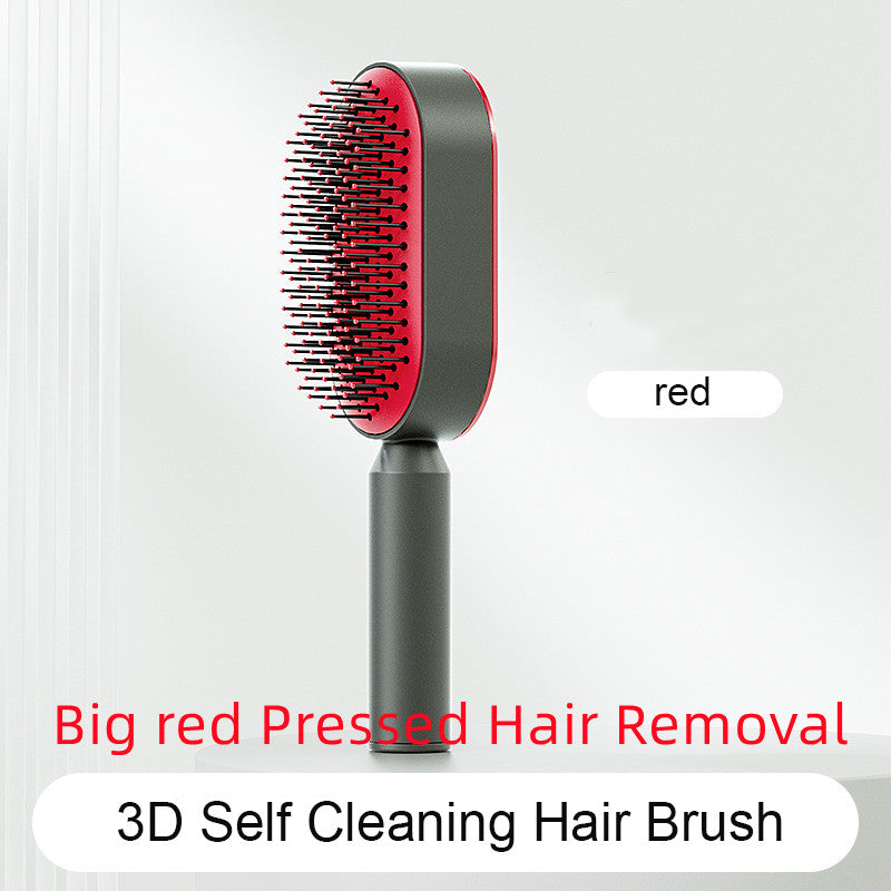 Self-Cleaning Scalp Massage Hair Brush – Anti-Static