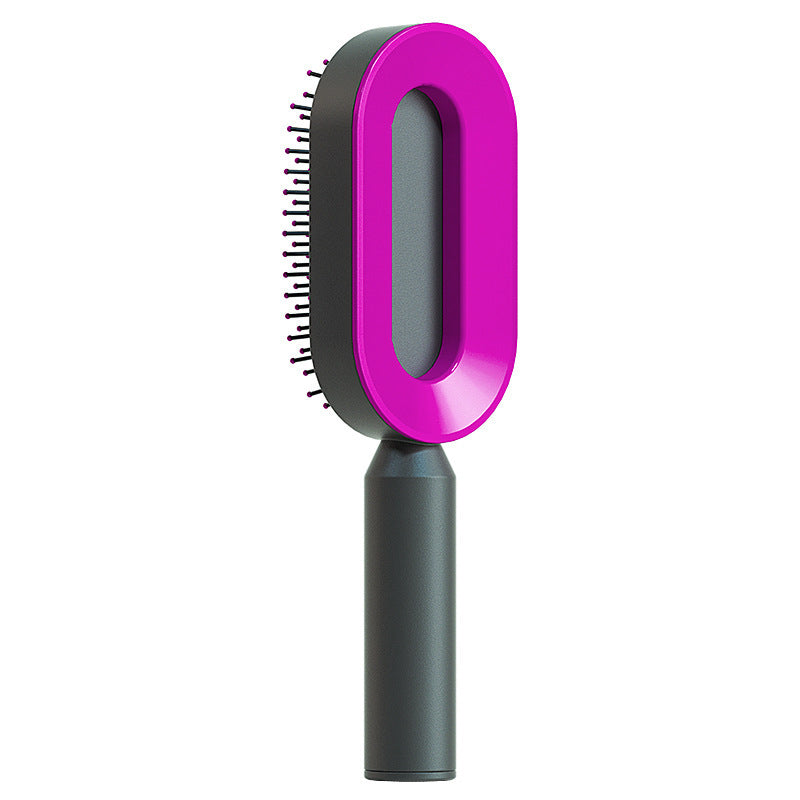 Self-Cleaning Scalp Massage Hair Brush – Anti-Static