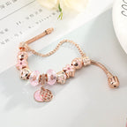 Rose Gold Geometric Bracelet - Trendy Love Jewelry | GirlyNest