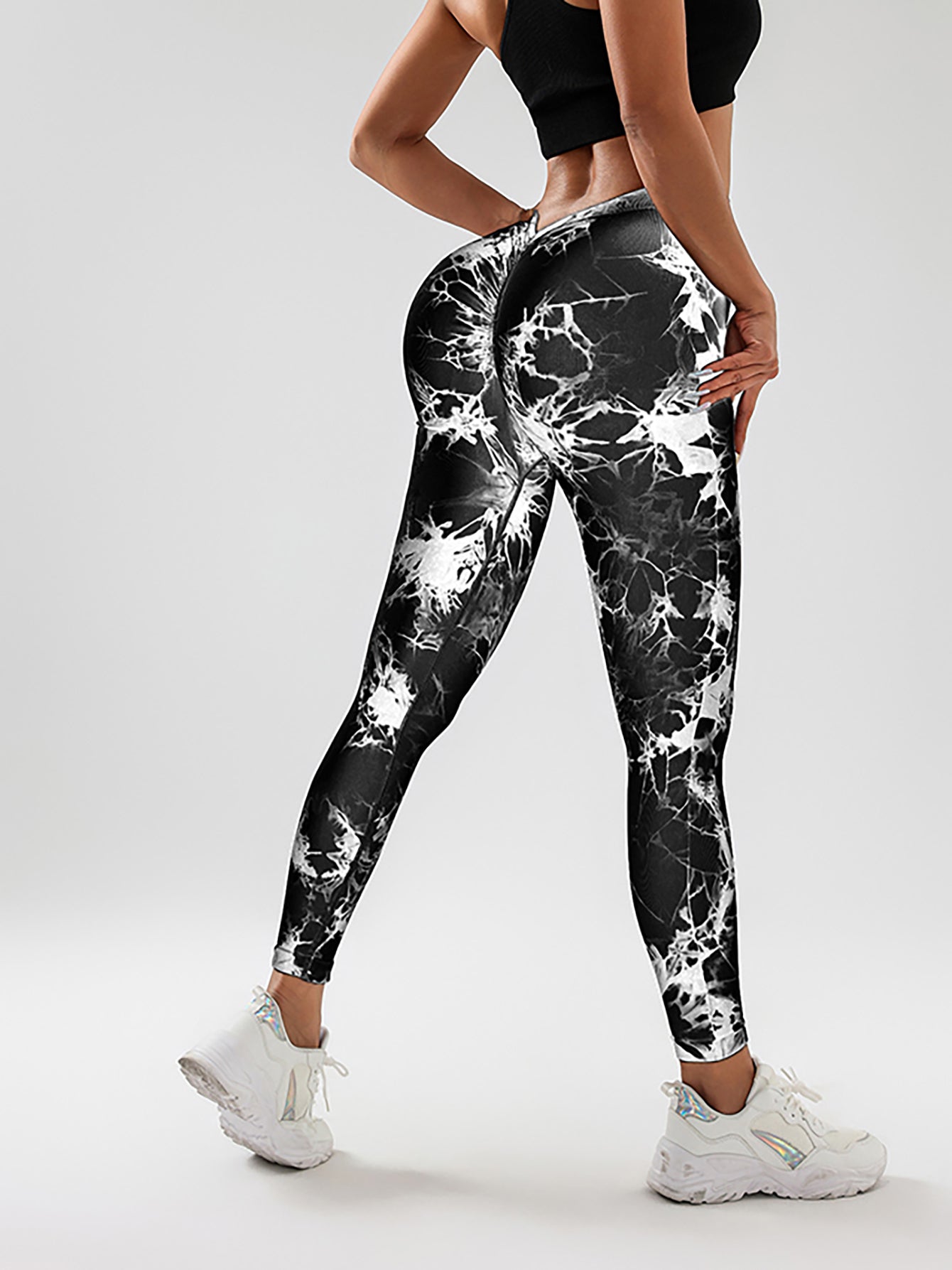 Tie Dye Butt Lifting Yoga Leggings | GirlyNest